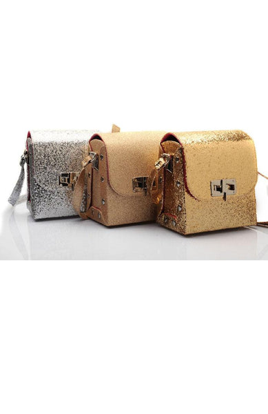 Gold Glitter Bag